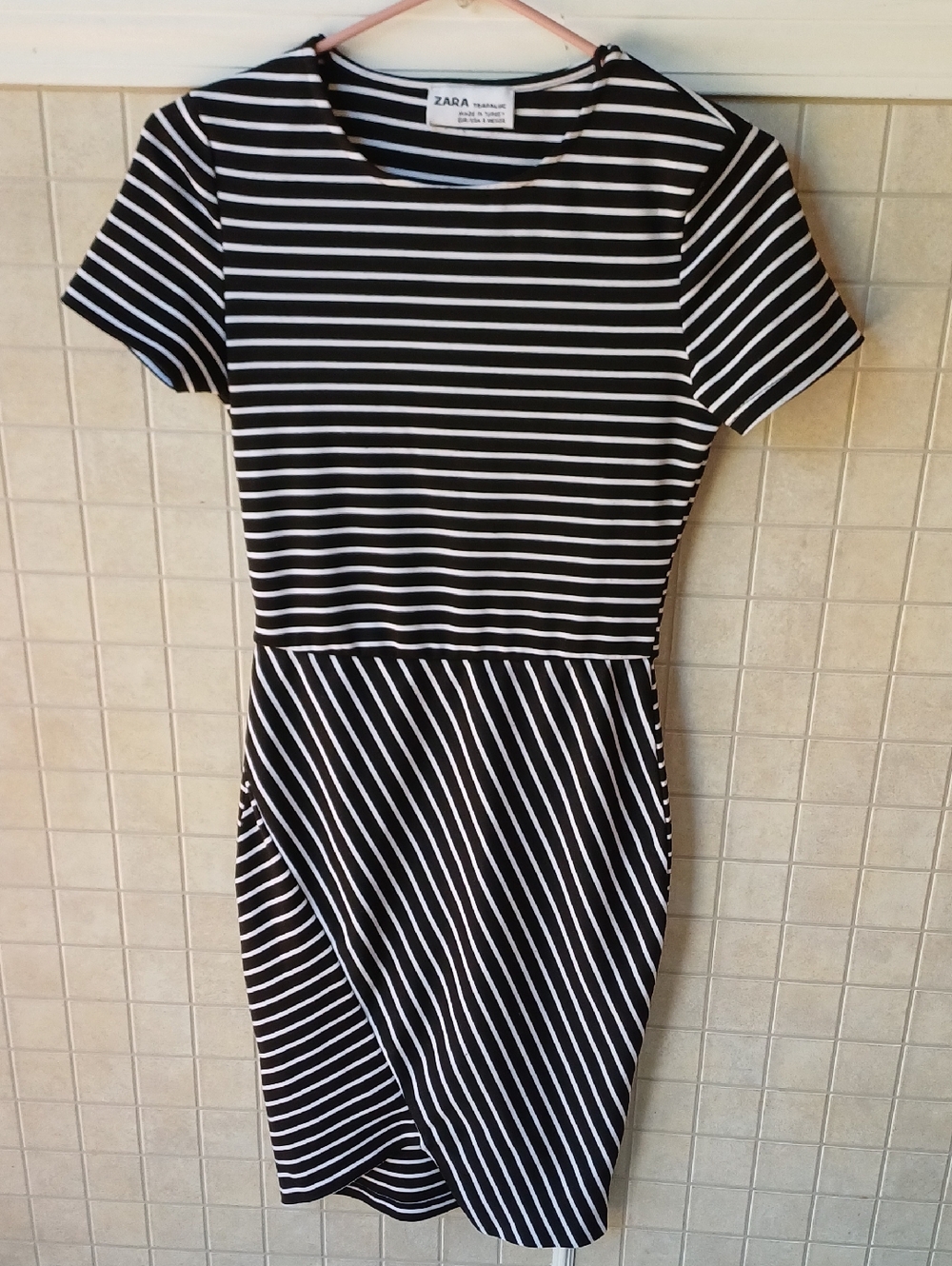 Zara Striped Midi Dress